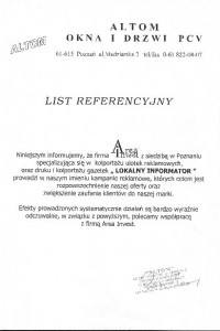 Referencje